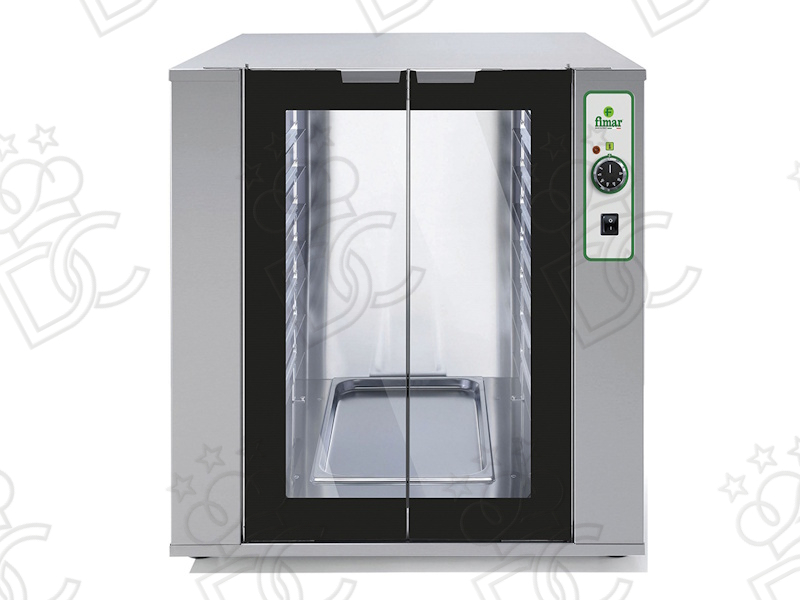 Proofing cabinet - 12 trays 60x40 cm and GN1/1 - Power Kw 2.6