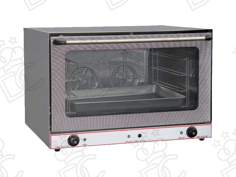 Forno elettrico a convezione con produzione di umidità - Capacità 4 teglie EN 60x40 o GN 1/1