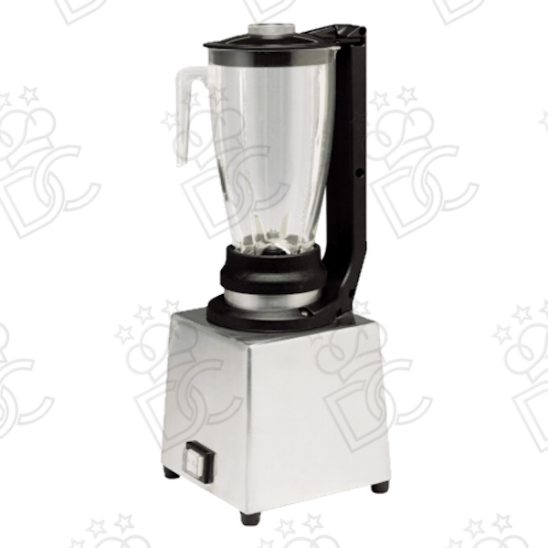 Blender - 1.2 litre capacity - transparent jug - aluminium body - 2 speeds