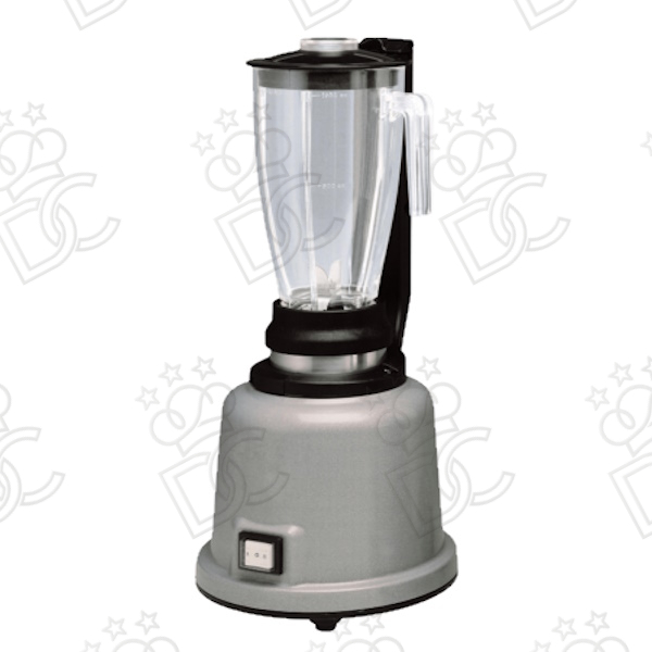 Blender - 1.2 litre capacity - transparent jug - metallic synthetic body - 2 speeds