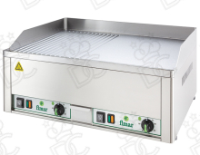 Fry-Top surface  en acier chromé mixte
