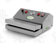 External suction stainless steel vacuum machine - 33 cm sealing bar