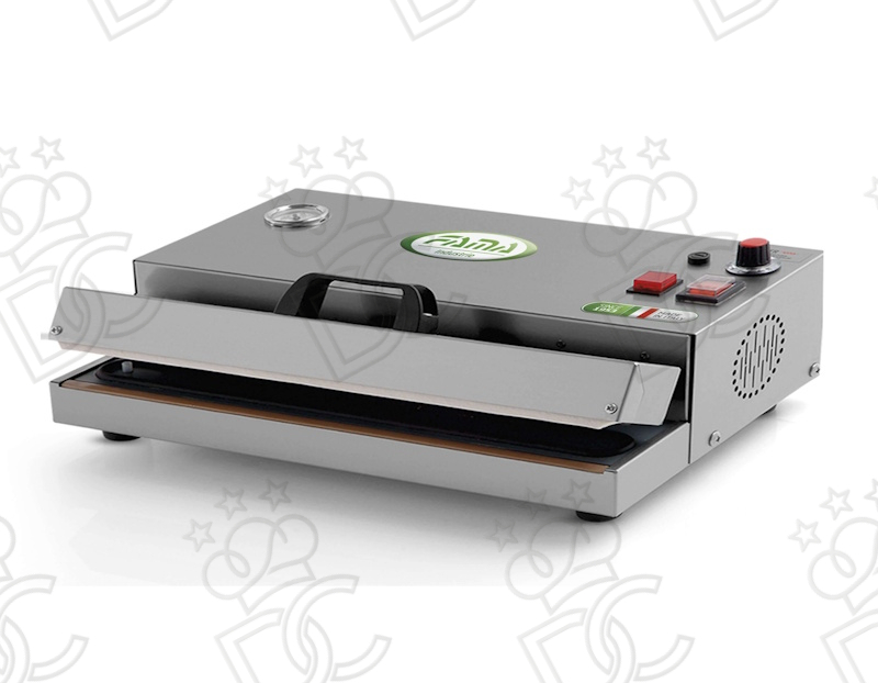 External suction stainless steel vacuum machine - 38 cm sealing bar