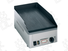 Fry-Top en acier - surface rayée - cm 33X53
