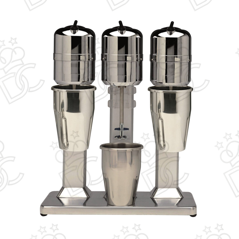 Countertop frozen drink mixer - 3 stainless steel cups of 0.8 Lt