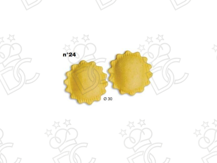 Moule à raviolis N° 24 - Dim. mm Ø30 - Poids gr 4