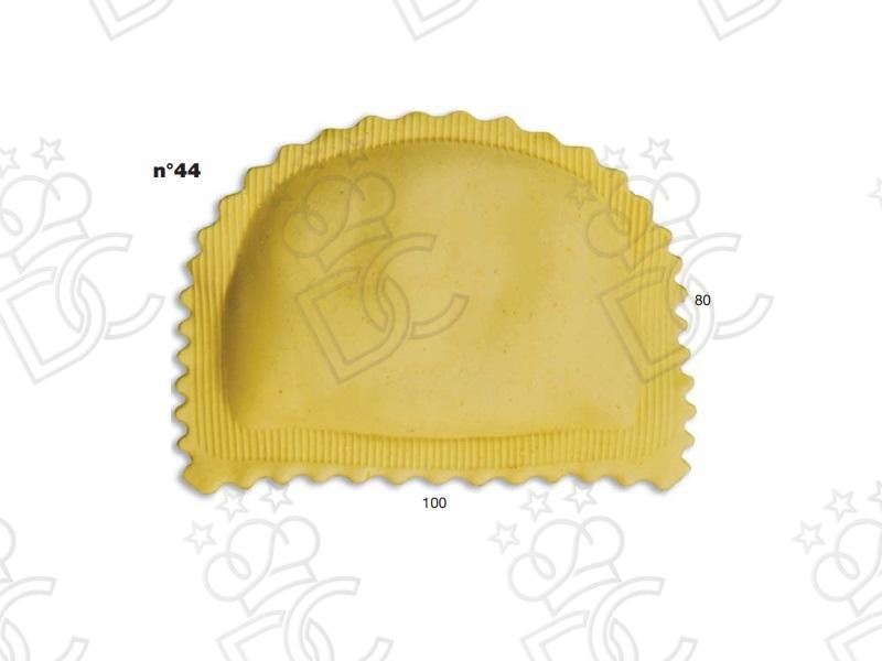 Stampo ravioli N° 44 - Dim. mm 100x80 -  Peso gr 65