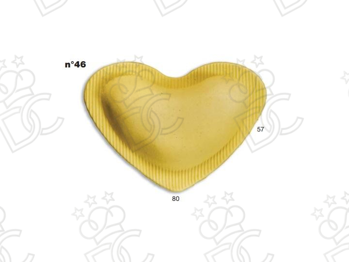 Special Ravioli Mold No. 46 - Size mm 80x57 - Weight gr 32