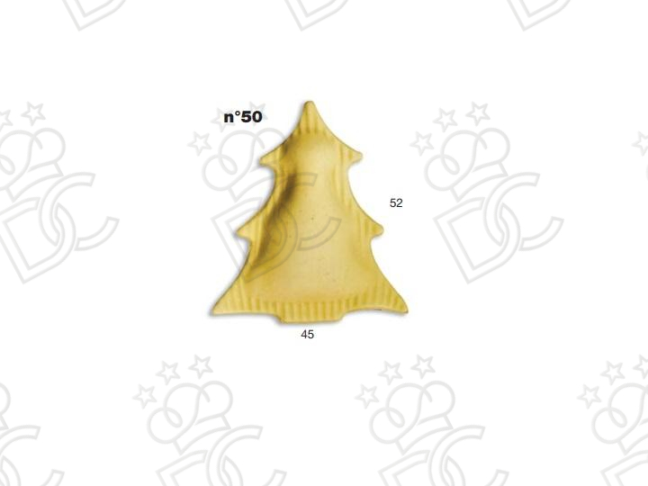 Stampo ravioli Speciali N° 50 - Dim. mm 45x52 -  Peso gr 8,2