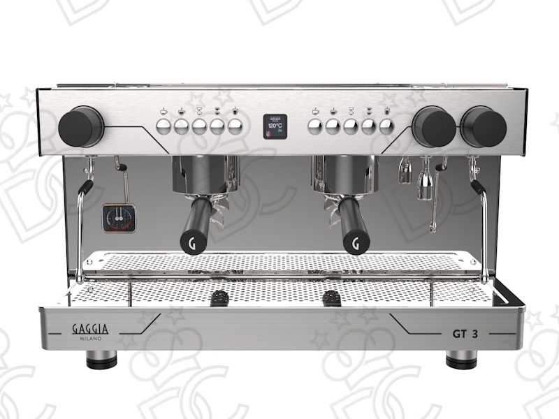 Coffee machine GT 3 - 2 groups - black