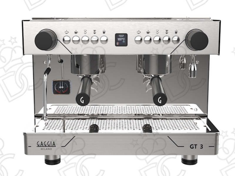 Coffee machine GT 3 - 2 groups Compact - black