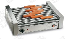 Cuiseur à saucisses 9 rouleaux en acier inoxydable