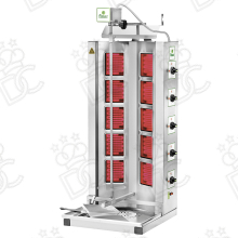 Electric gyros grill for kebab, capacity 50/85 Kg - 10 heating elements