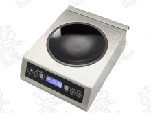 Induction cooktop in vitroceramic glass WOK - 3.5 kW