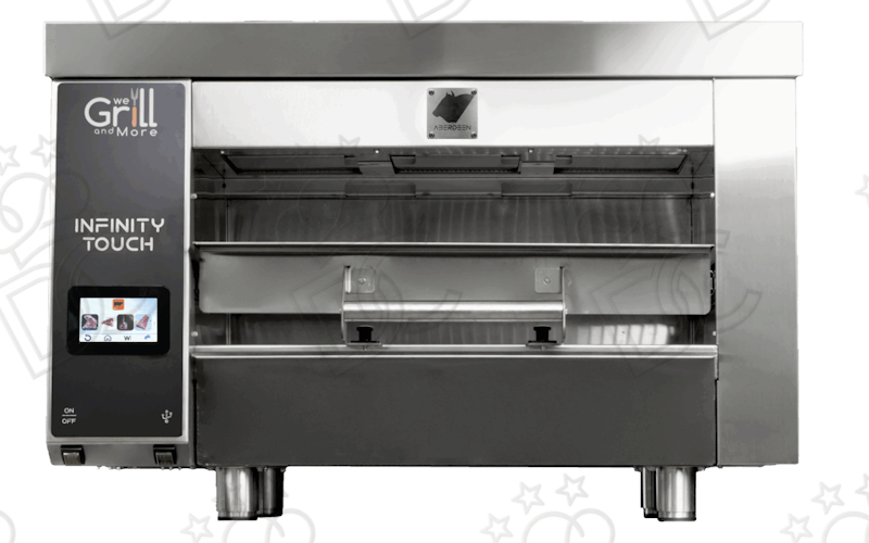 Broiler Grill  elettrico INFINITY TOUCH ABERDEEN - 3 piastre radianti in vetroceramica