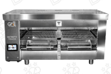 INFINITY TOUCH IMPERIAL electric Broiler Grill - 4 radiant glass-ceramic plates