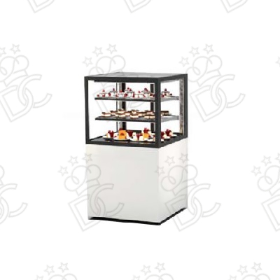 Refrigerated display showcase, 2 shelves on cabinet L60 H110 - Temperature +2/+6°C