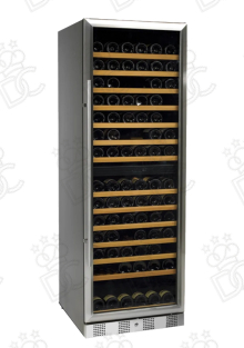 Cantinetta vini refrigerata  - n° 165 bottiglie  - inox