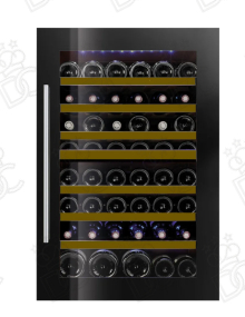 Cantinetta vini refrigerata  - n° 46 bottiglie  - nera