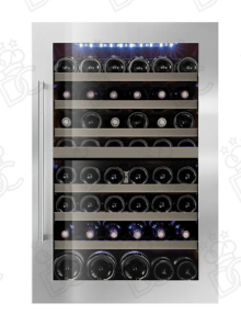 Cantinetta vini refrigerata  - n° 46 bottiglie  - inox