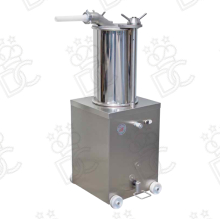 Hydraulic vertical sausage stuffer 25 lt INOX CE - single phase