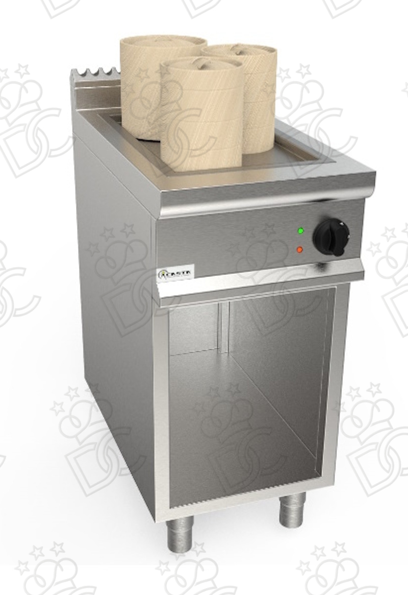 Dim Sum electric steamer - 3 stations GN1/1 + 1/3 - tank capacity 38 lt - kW 6