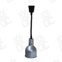 Lampada riscaldante a infrarossi in acciaio inox  - argento