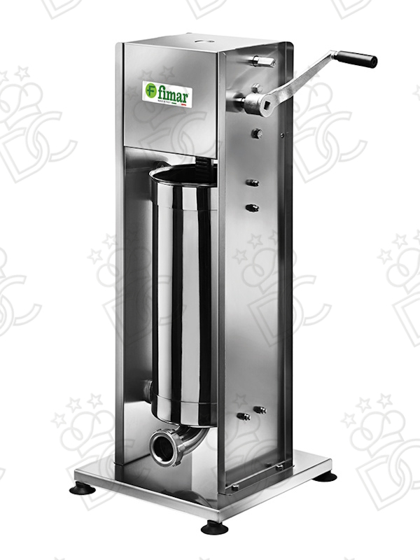 Manual vertical sausage stuffer - 7 lt capacity