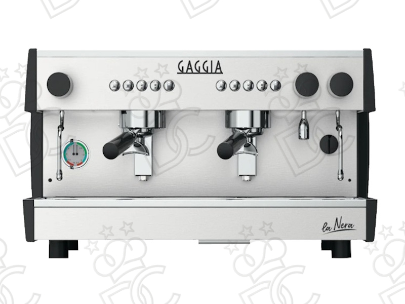 La Nera coffee machine - 2 groups - black