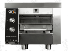 Electric Broiler Grill INFINITY SMART HEREFORD - 2 radiant glass-ceramic plates