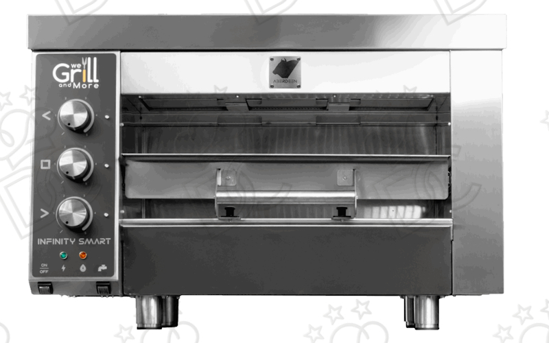 INFINITY SMART ABERDEEN electric Broiler Grill - 3 radiant glass-ceramic plates