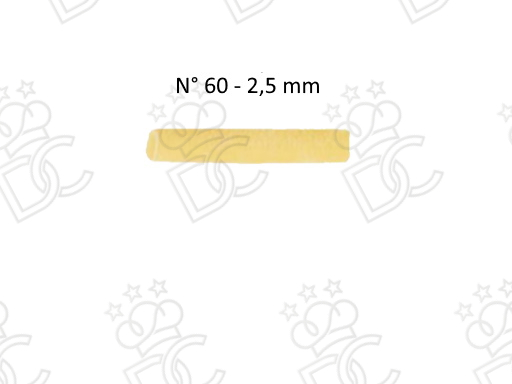 Trafila n. 60 in teflon per maccheroni lisci mm 2,5