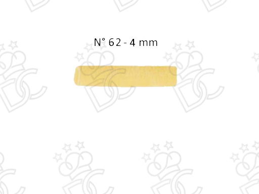 Trafila n. 62 in teflon per maccheroni lisci mm 4