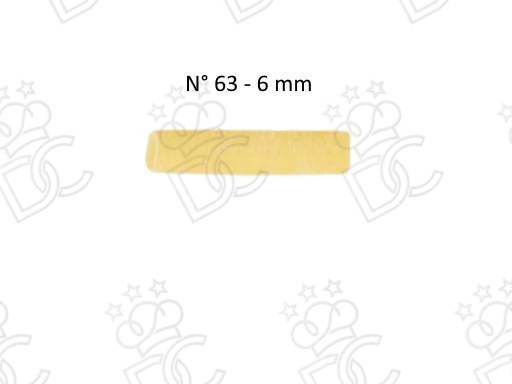 Trafila n. 63 in teflon per maccheroni lisci mm 6