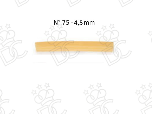 Trafila n. 75 in bronzo per maccheroni rigati mm 4,5