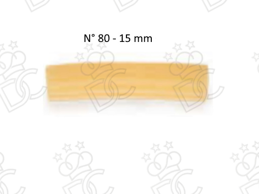 Filière n° 80 en bronze pour maccheroni rayés mm 15