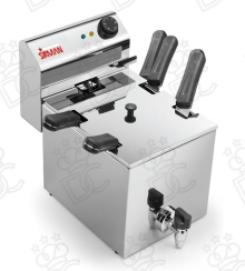 Cuiseur à pâtes électrique de comptoir Pastì 8 - capacité cuve 6 L