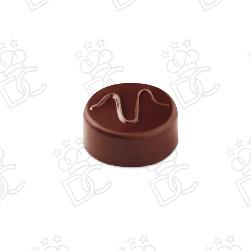 Moule pour pralines rondes ARTISANAL TONDA ONDA - 21 pièces mm Ø 29x14 h