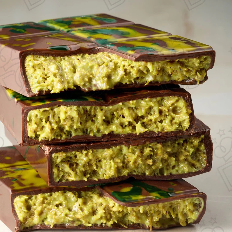 Moule pour tablettes en chocolat DUBAI - 3 empreintes mm 150×70×18 h