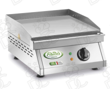 Fry-Top de petite table en acier - surface lisse - cm 40x50