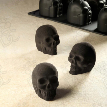 Moule Pavoflex pour portions individuelles SKULL - 16 empreintes mm 50x70x60 h