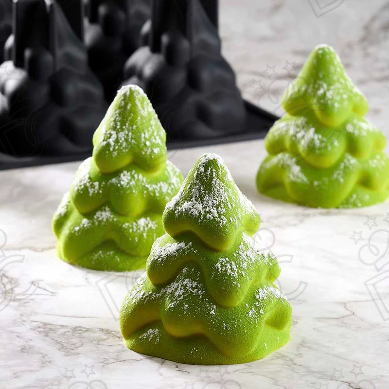 Moule Pavoflex pour portions individuelles SNOW TREE - 20 empreintes mm Ø 65x75 h