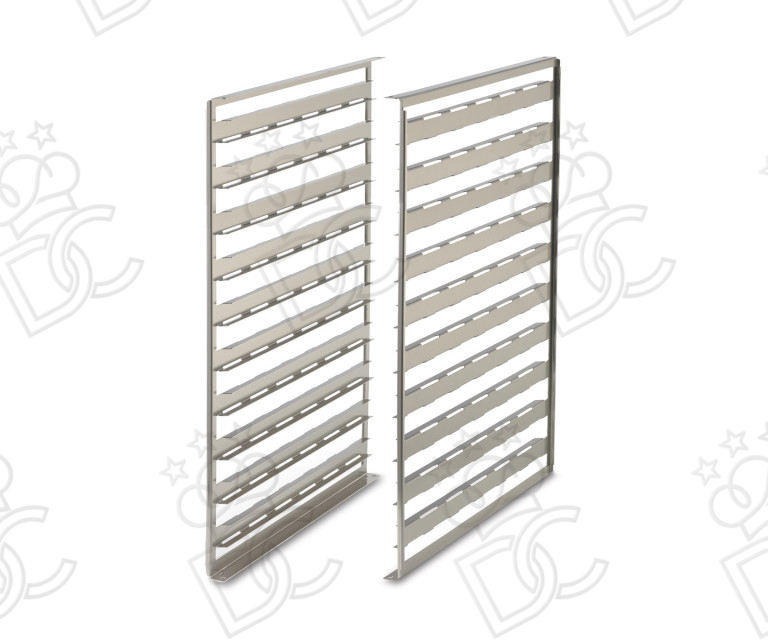 Kit porte-plaques en tôle pour 10 plaques GN 1/1