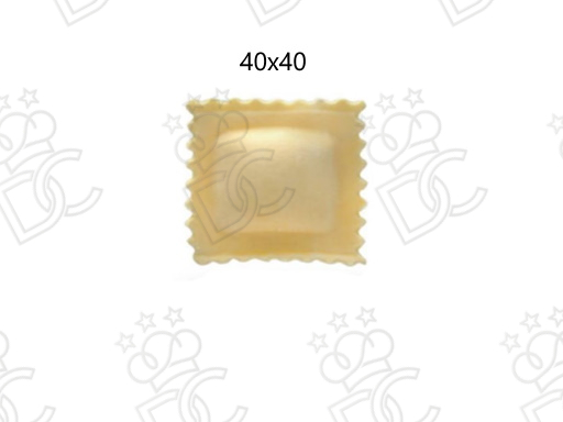 Trafila in bronzo per ravioli quadrati mm 40x40