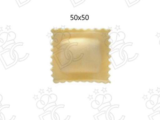 Trafila in bronzo per ravioli quadrati mm 50x50