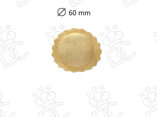 Trafila in bronzo per ravioli tondi Ø mm 60
