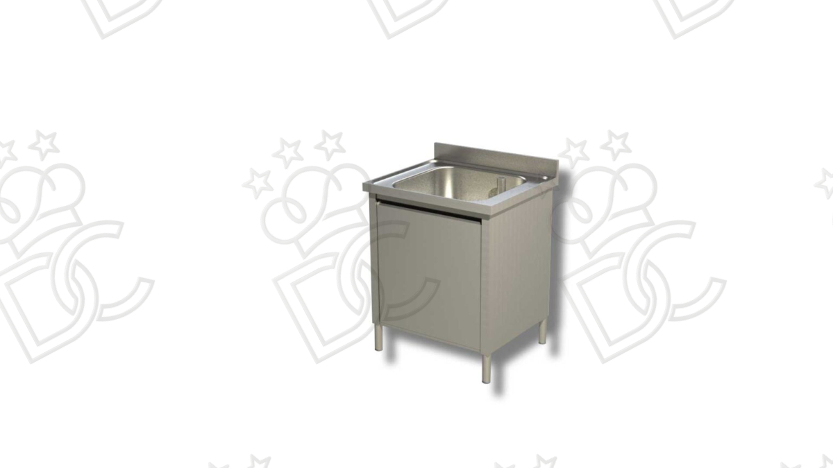 Lavatoio 1 vasca su armadio con una porta battente