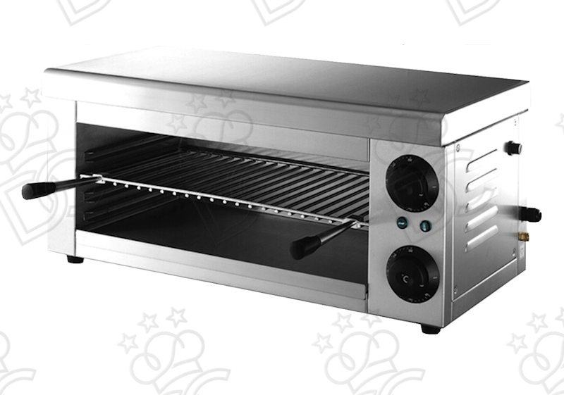 Salamandre fixe - surface de cuisson 45x25 cm - 3 niveaux de cuisson
