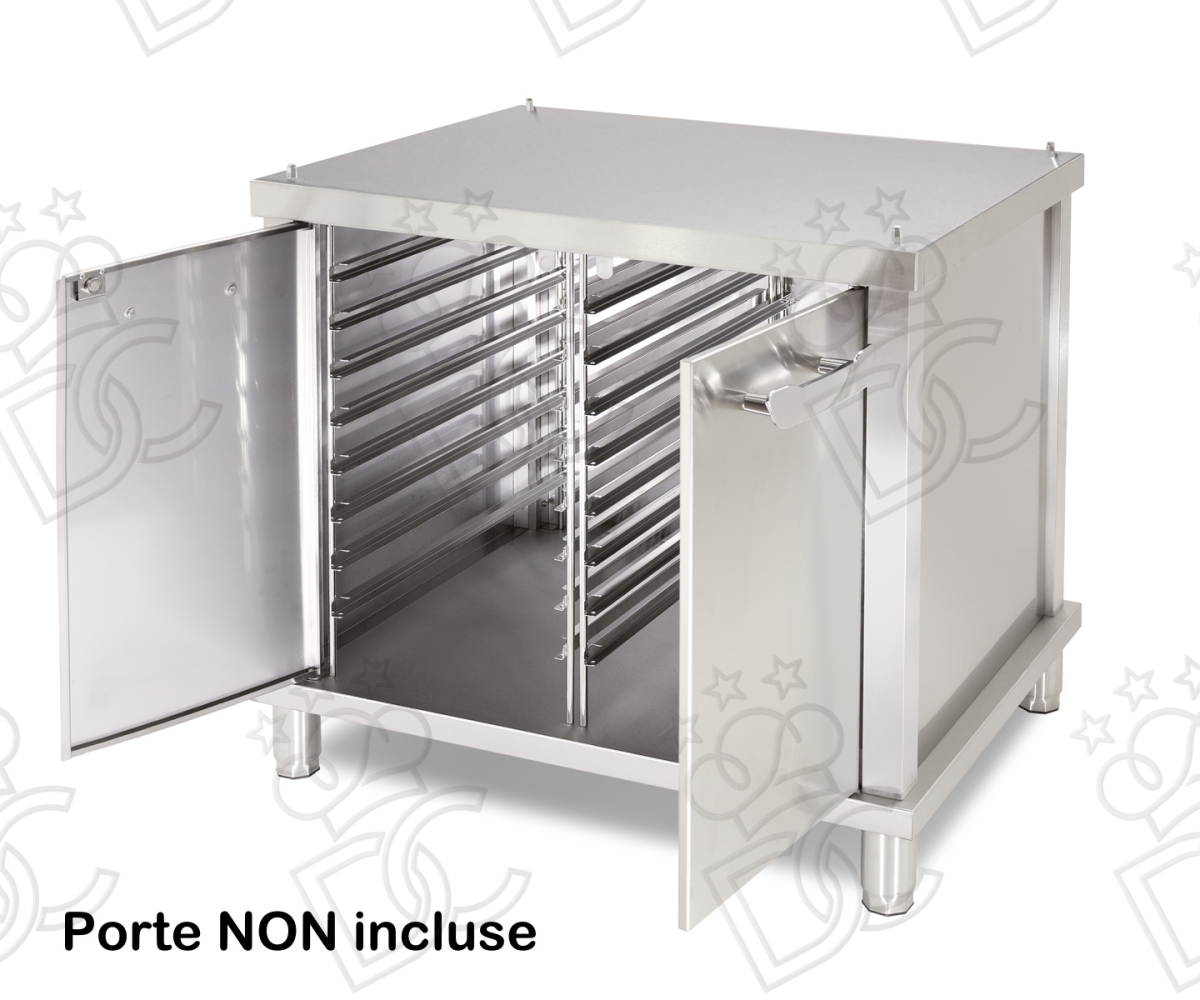 Supporto per forno - Alto Chiuso con Portateglie EN 60x40