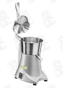 Spremiagrumi in lega di alluminio satinato -  con leva - pigne in acciaio inox - cm 22x29x39/58,5